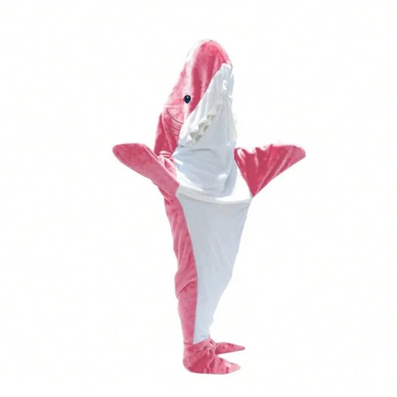 None Other - New Pink Shark Blanket size Medium